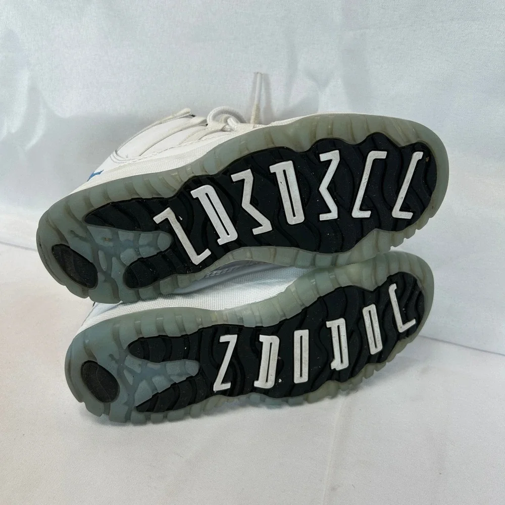 Jordan 11 Retro PS Legend Blue White Black 378039-104 Toddler Size 12.5C